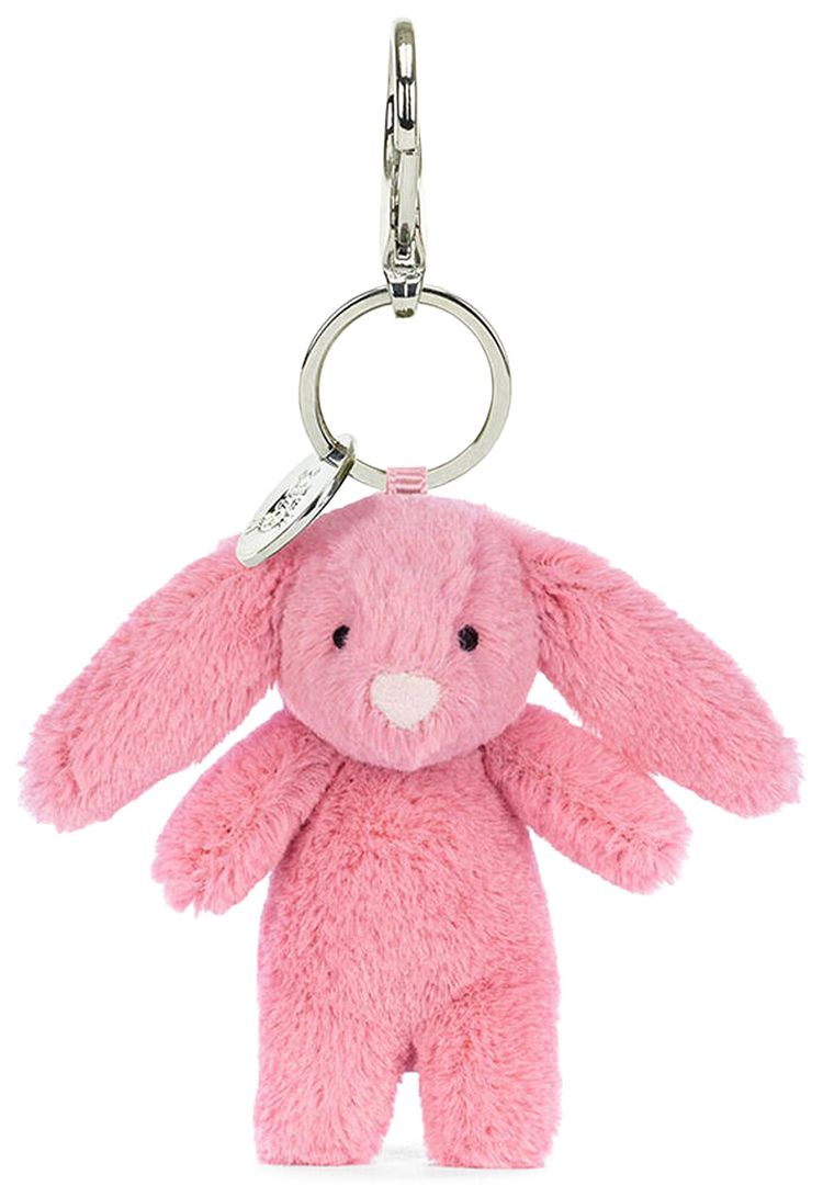 Jellycat Bashful Pink Bunny Bag Charm