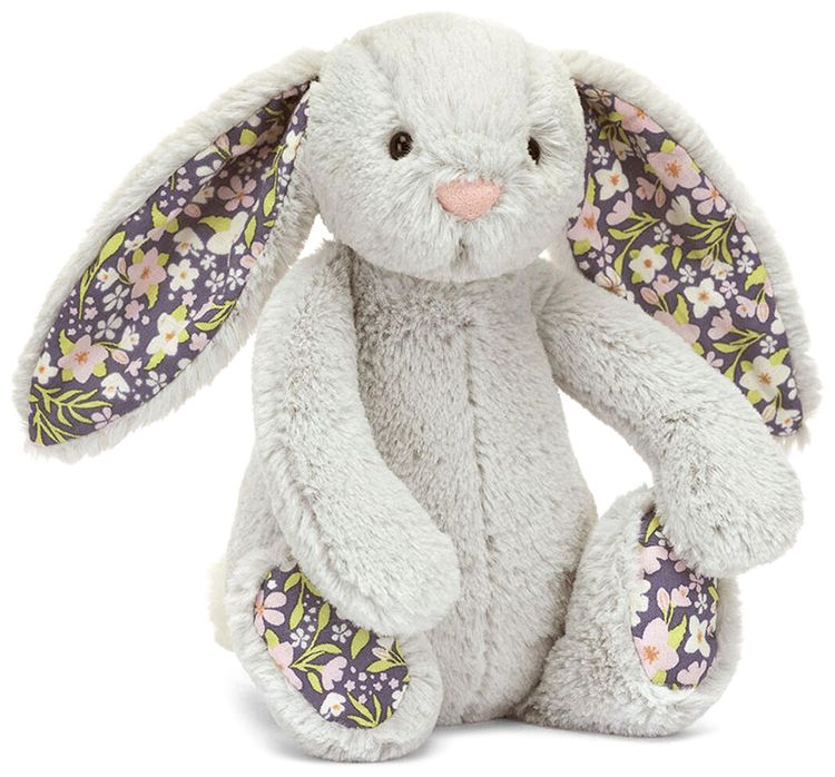 Jellycat Blossom Silver Bunny Bloom Plush