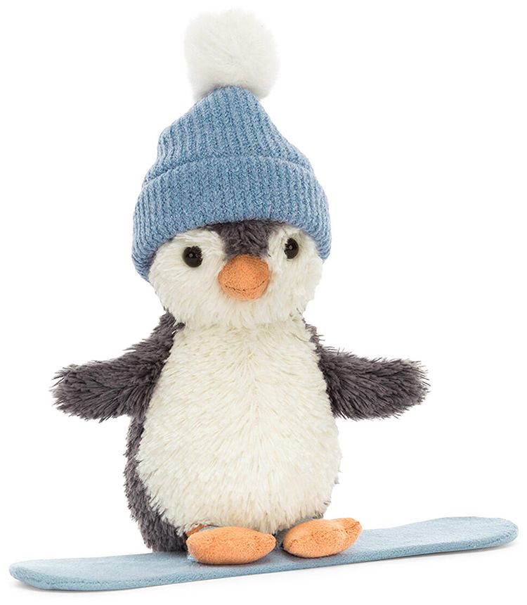Jellycat Peanut Penguin Snowboarding Plush
