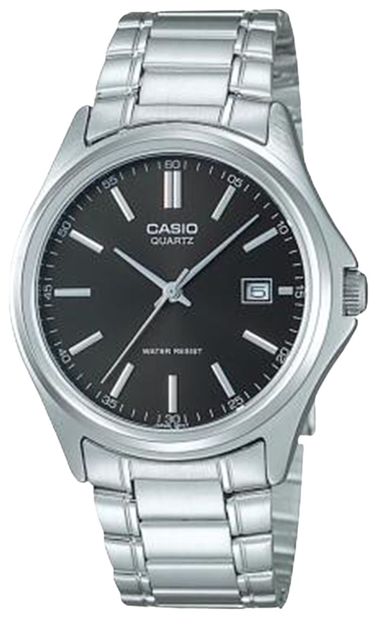 Casio Analog Watch Stainless SteelBlack