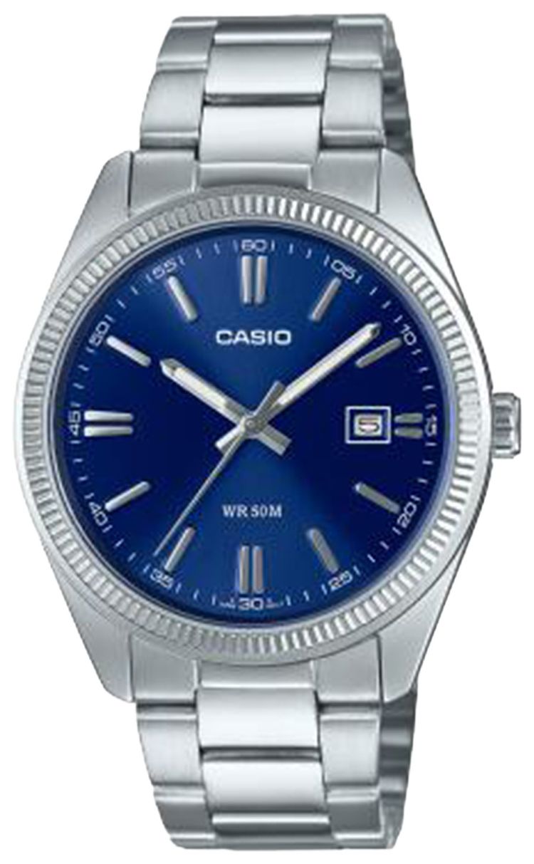 Casio Analog Watch Stainless SteelBlue