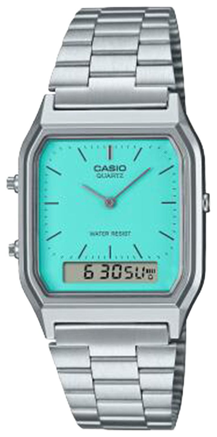 Casio Vintage Watch Stainless SteelTiffany Blue