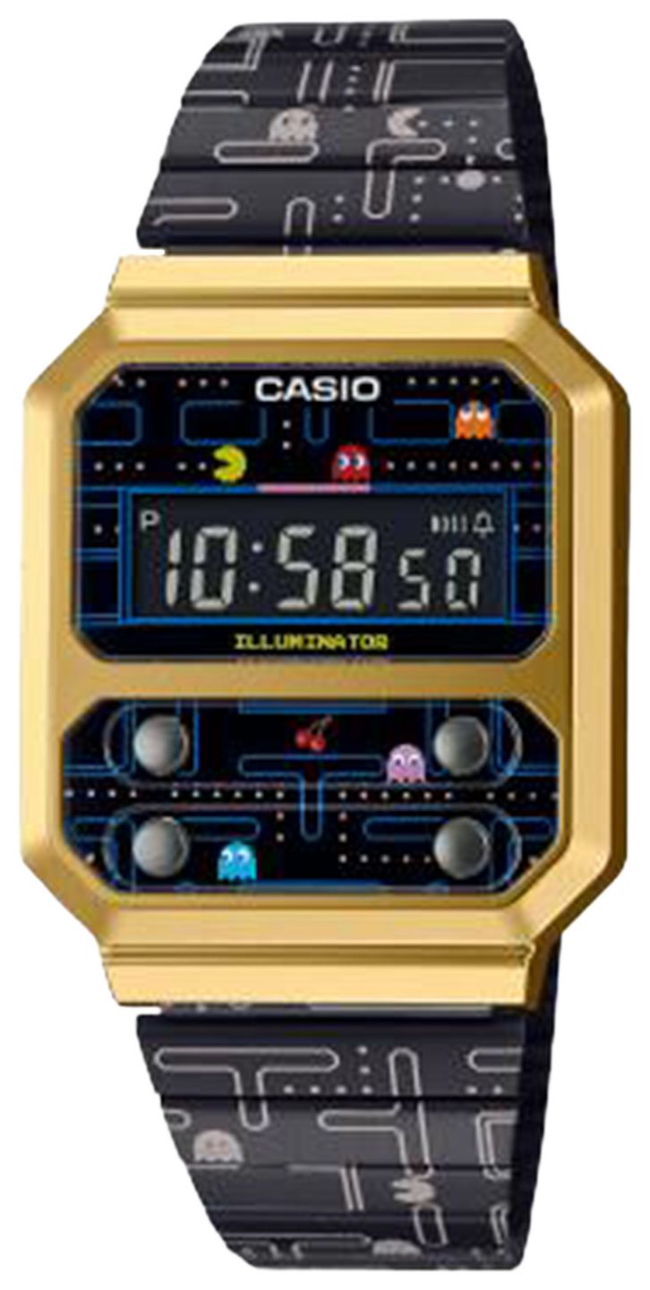 Casio Vintage x Pac Man Watch BlackGold