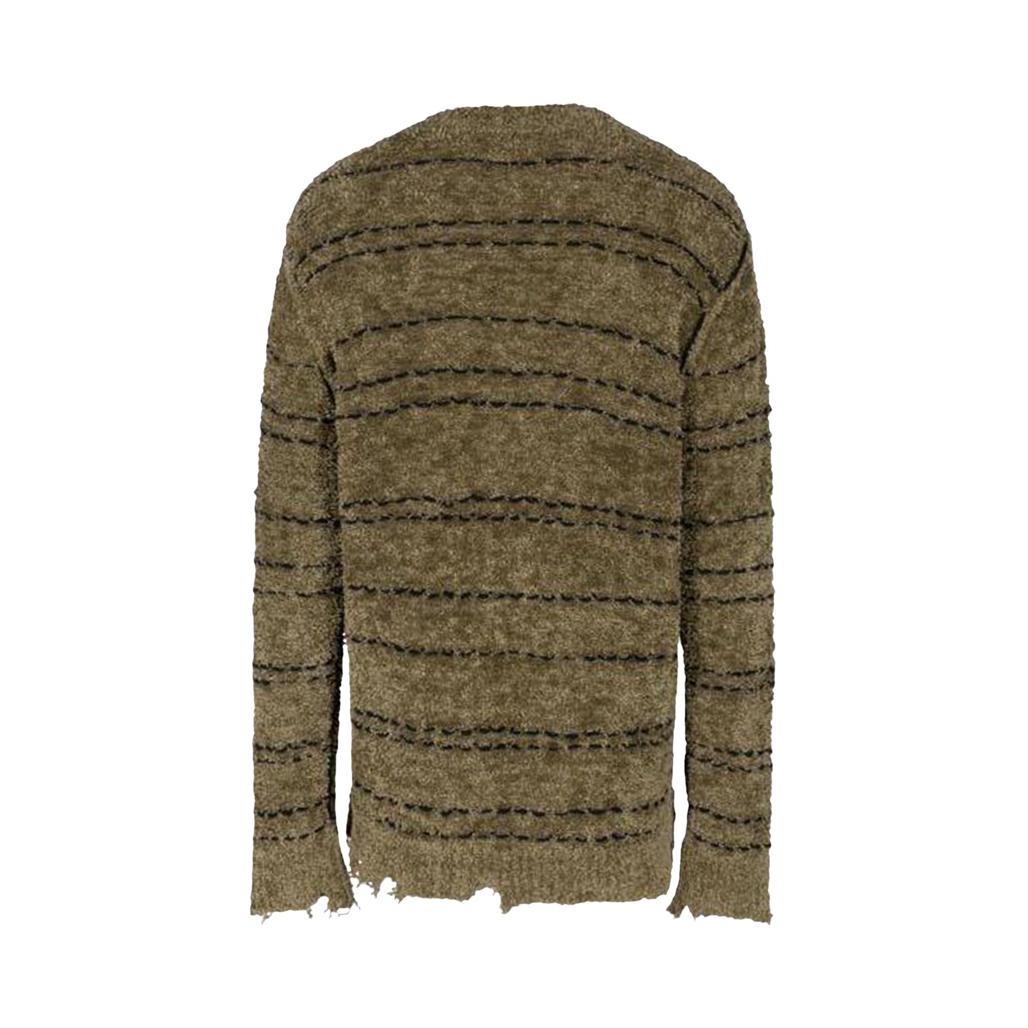 Buy Namacheko Viskan Striped Crewneck Sweater 'Green