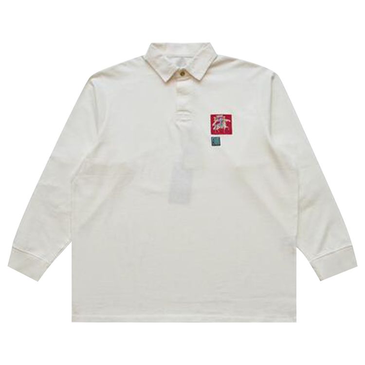 Conner Ives Oversized Rugby Shirt White