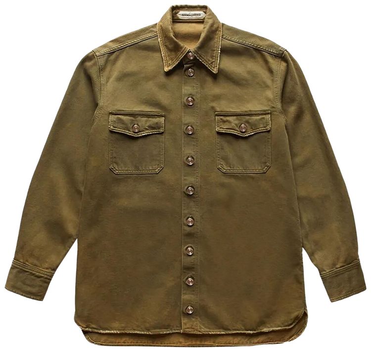 Namacheko Hank Denim Shirt Green