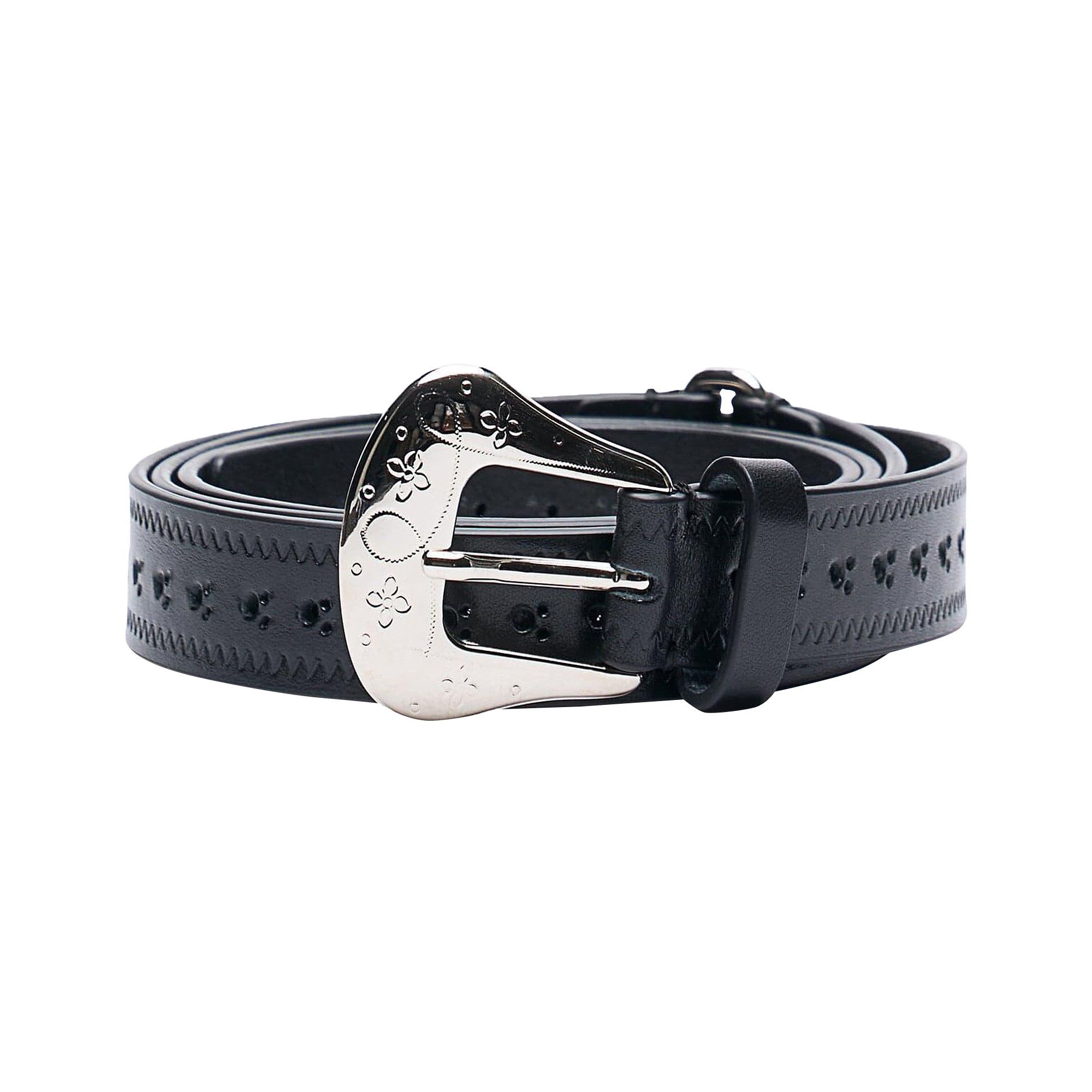 Buy Namacheko Brogue Belt 'Black' - NS259400N60009999A | GOAT