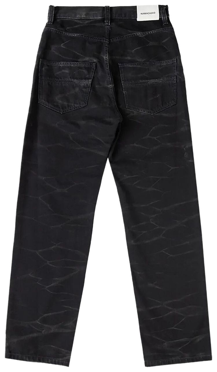 Namacheko Zebra Denim Jeans Black