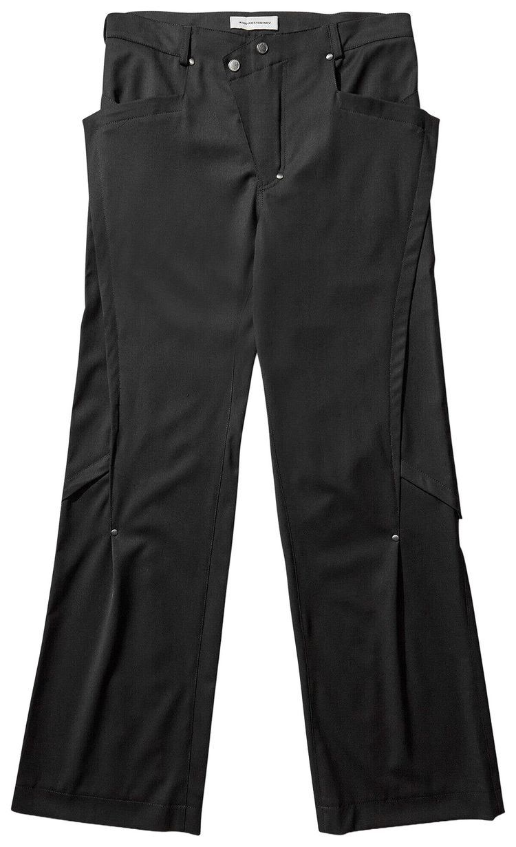 Kiko Kostadinov Kraner Trouser Crow Black