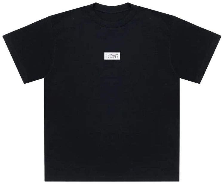 MM6 Maison Margiela Lapel T Shirt Black