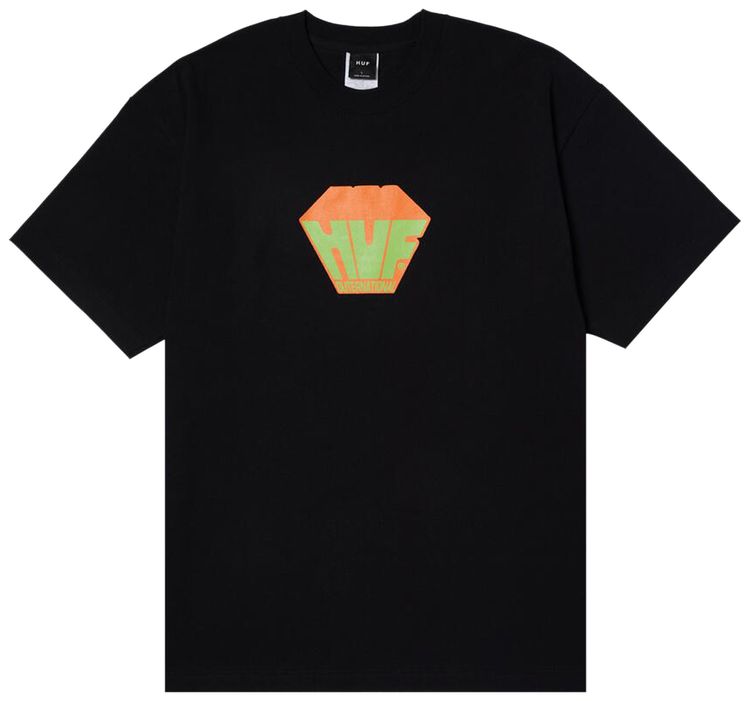 HUF Big Block Short Sleeve Tee Black