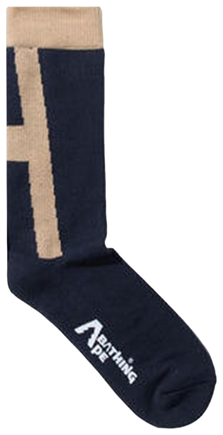 BAPE x Kazuki Kuraishi A Logo Socks Charcoal