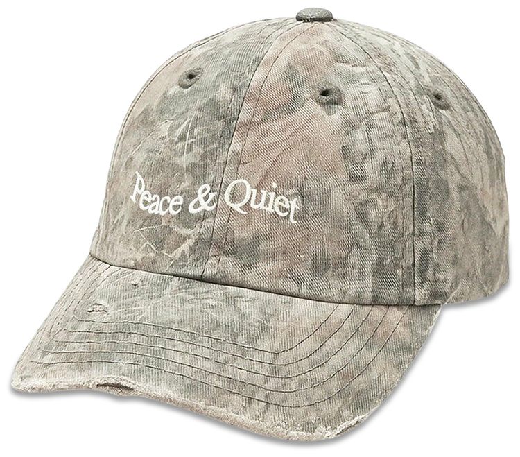 Museum of Peace  Quiet Wordmark Camo Dad Hat Camouflage