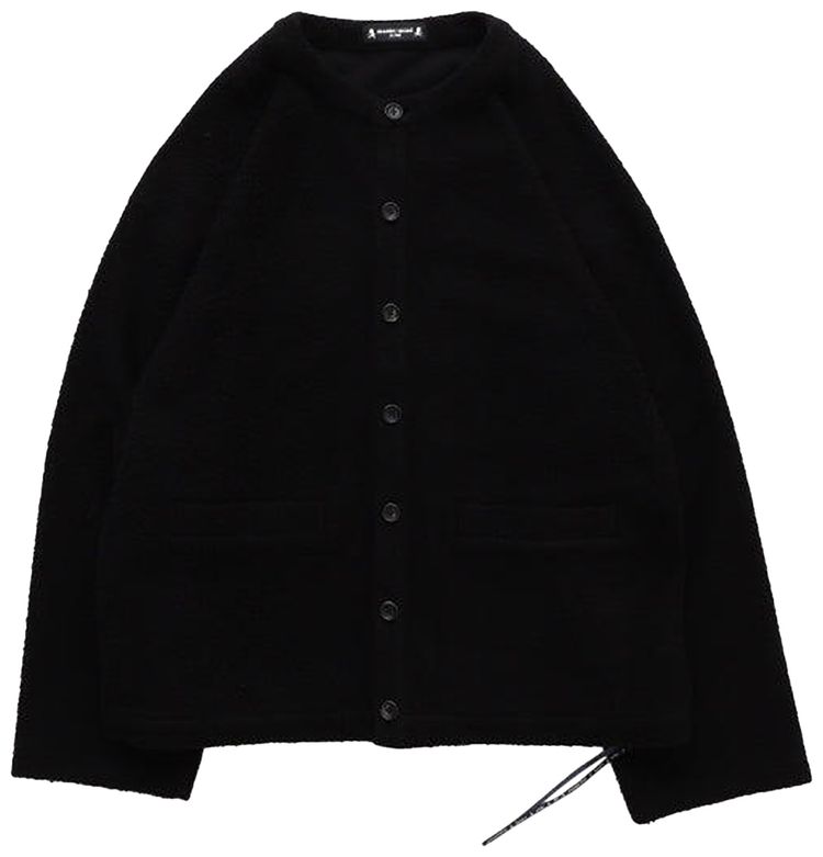 Mastermind Japan Teddy Bear Cardigan Black