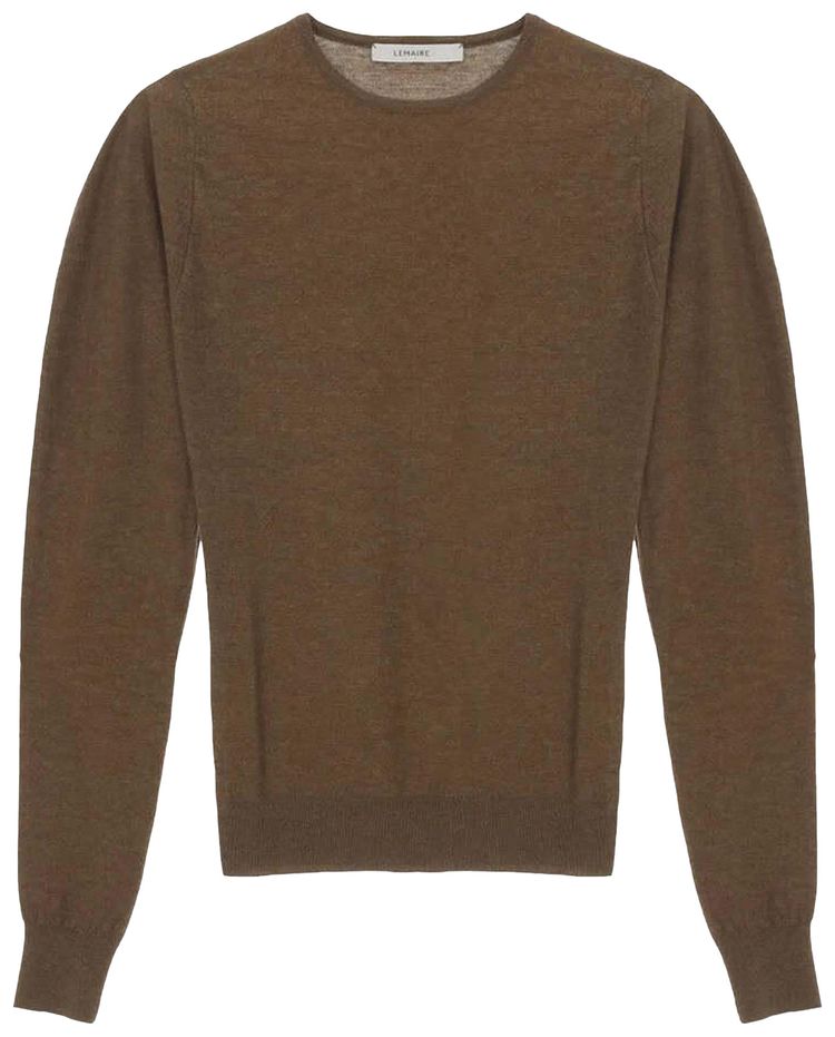 Lemaire Crew Neck Sweater Havana