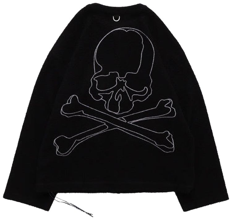 Mastermind Japan Teddy Bear Cardigan Black