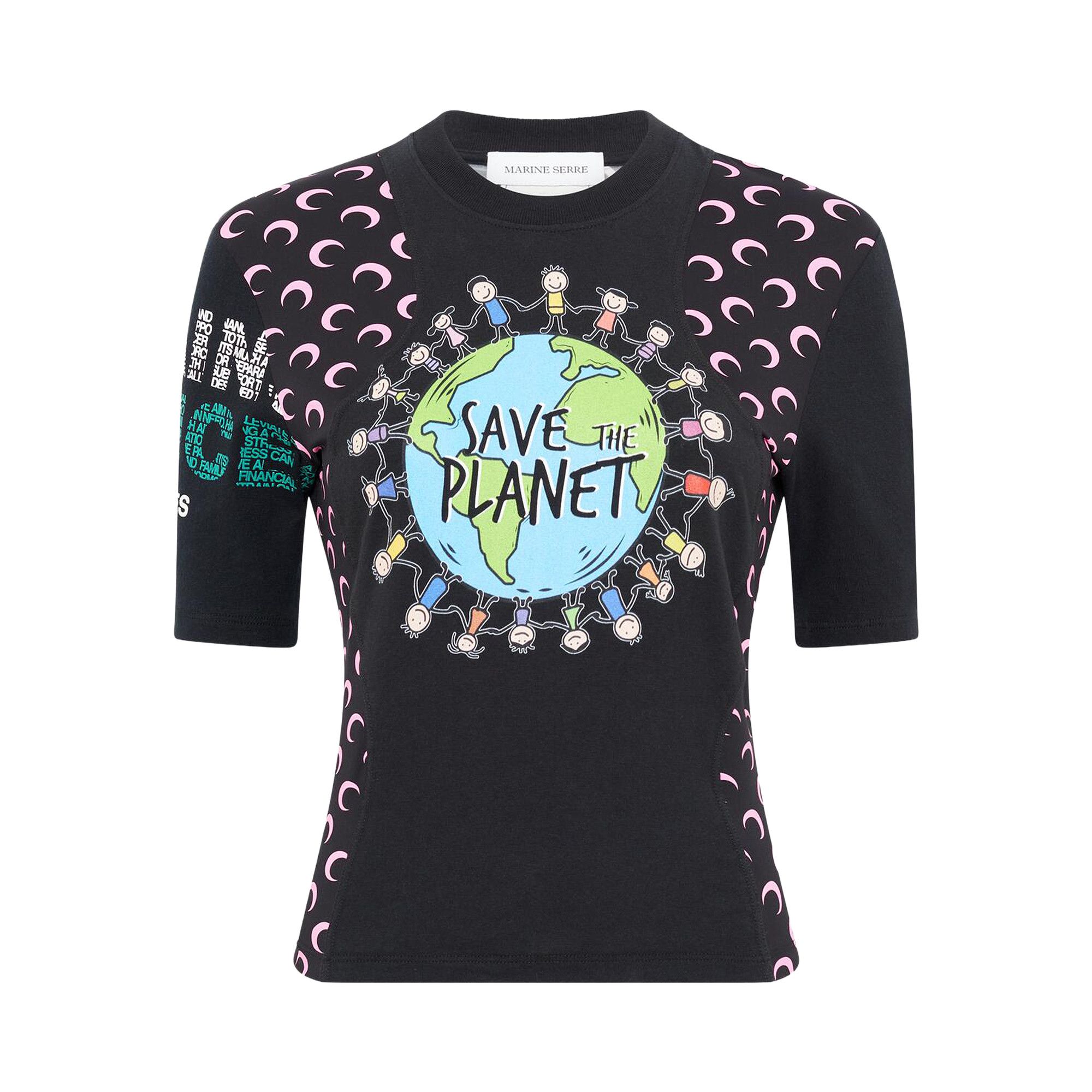 Buy Marine Serre Regenerated Graphic Jersey Baby Fit T-Shirt