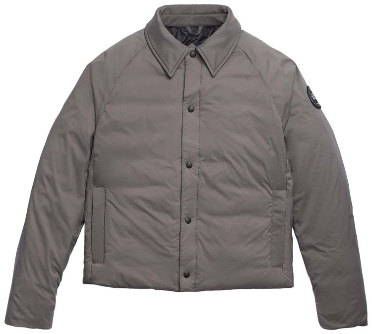 Canada Goose Lodge Coach Jacket Black Label Coastal Grey