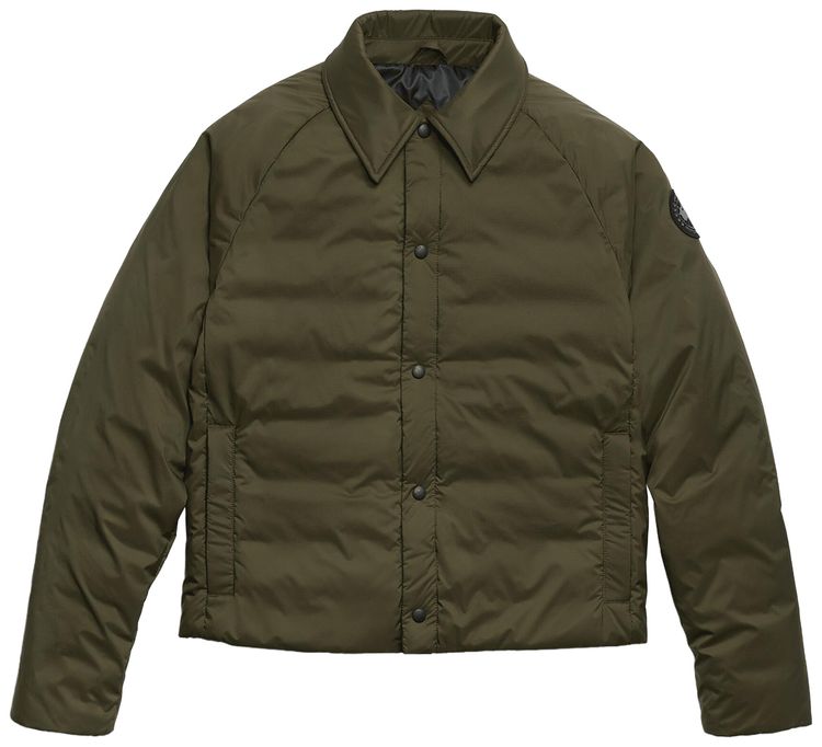 Canada Goose Lodge Coach Jacket Black Label Military Green