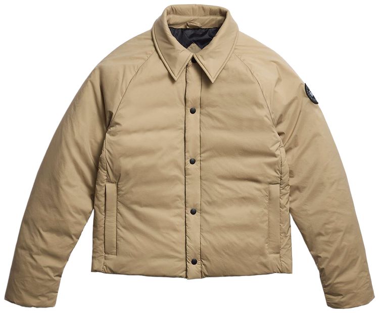 Canada Goose Lodge Coach Jacket Black Label Desert Sand