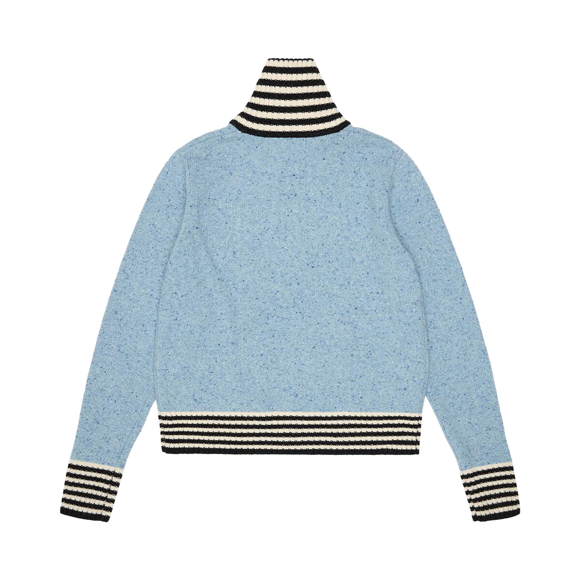 Buy Denim Tears University Zip Up Sweater 'Blue' - FW25TSA10731811