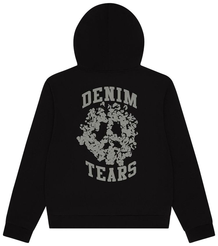 Denim Tears Denim University Zip Hoodie Black