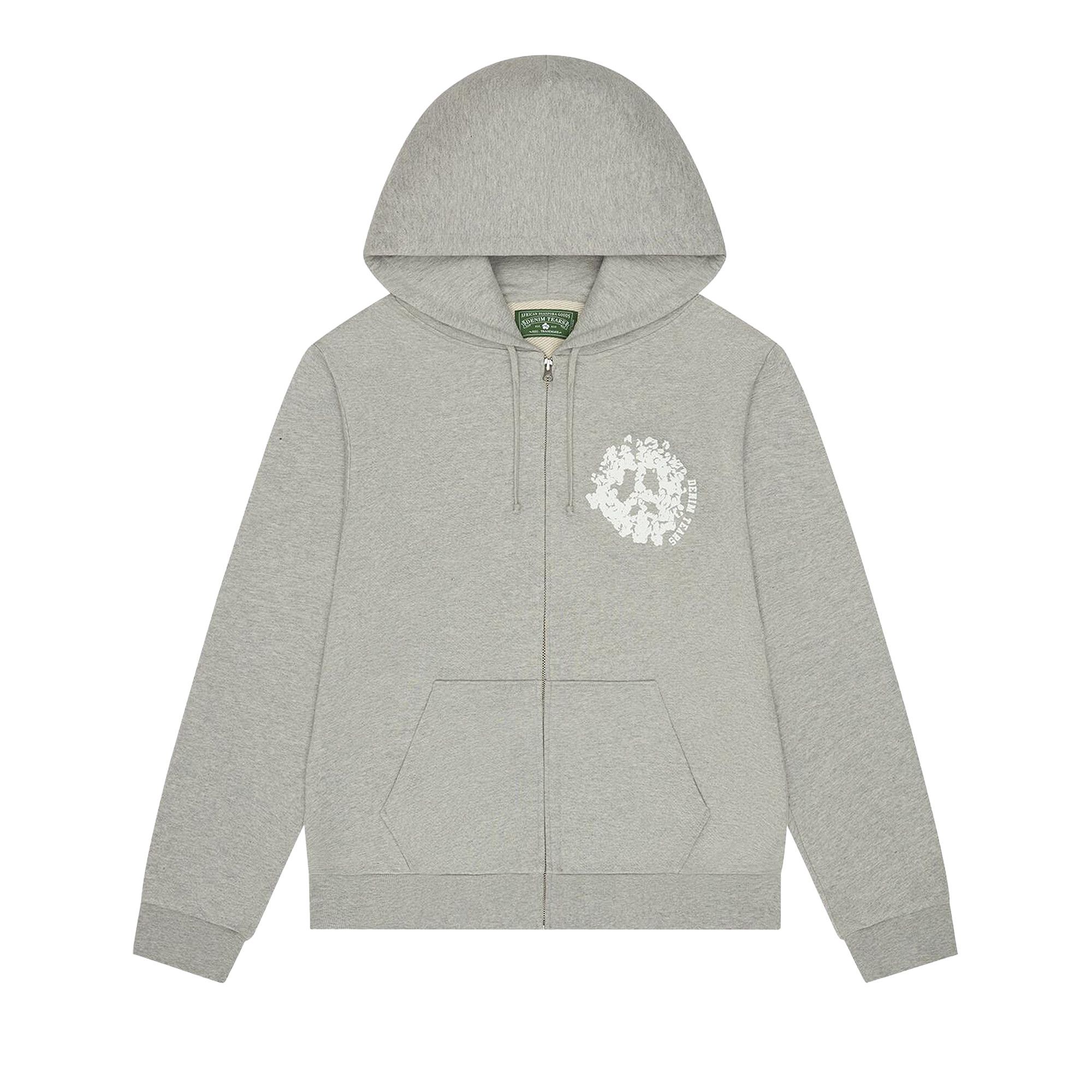 Buy Denim Tears Denim University Zip Hoodie 'Grey