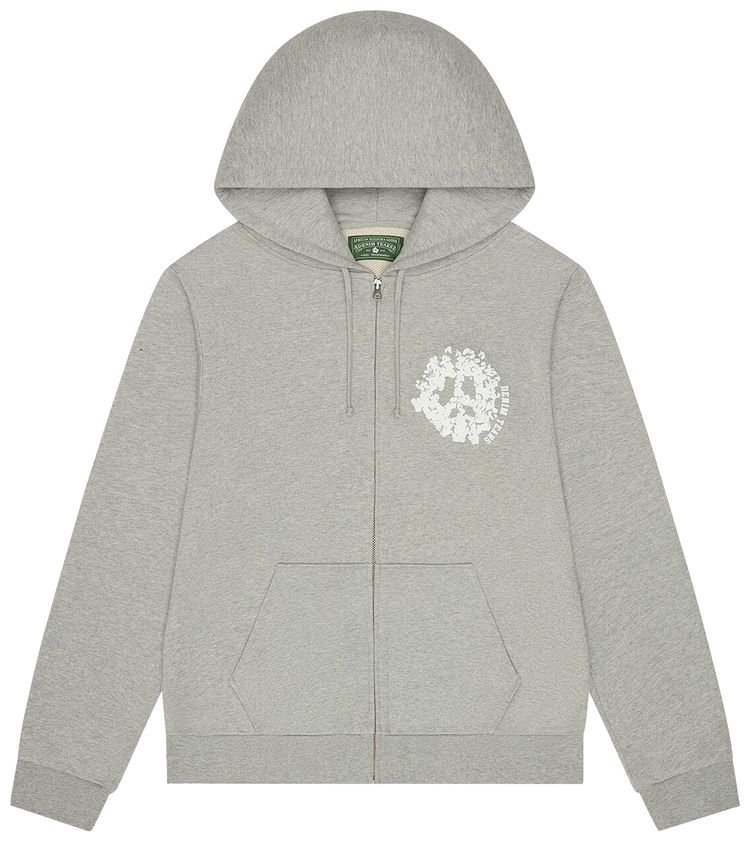 Denim Tears Denim University Zip Hoodie Grey