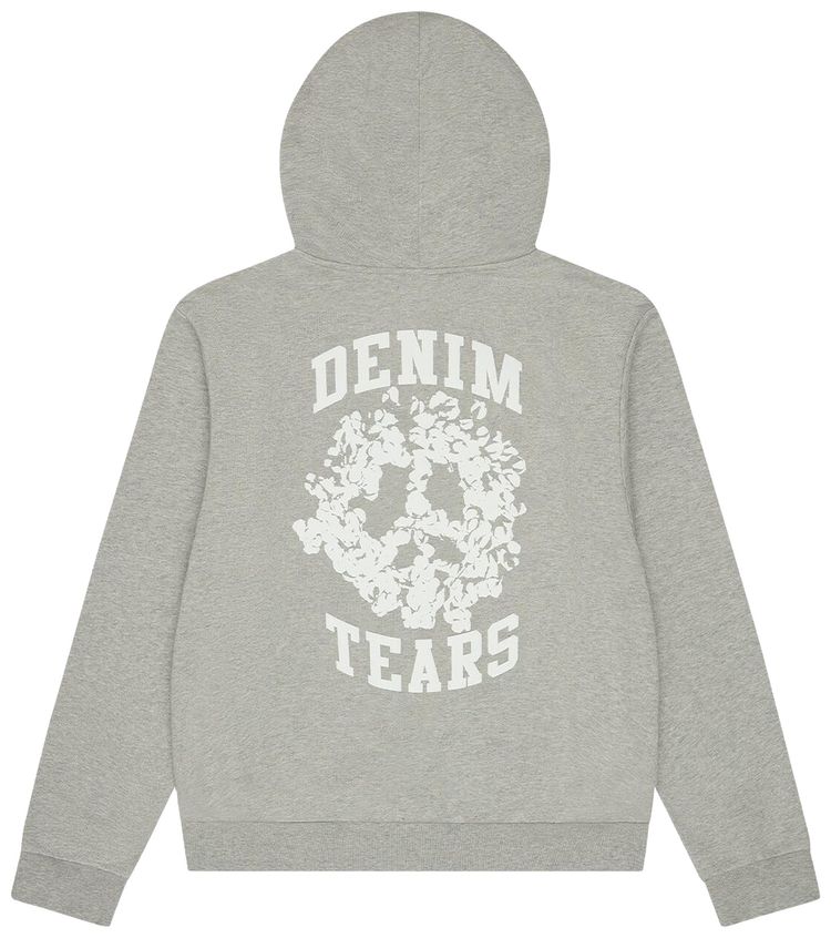 Denim Tears Denim University Zip Hoodie Grey