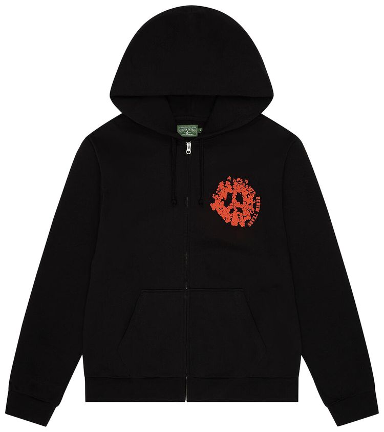 Denim Tears Denim University Zip Hoodie Black