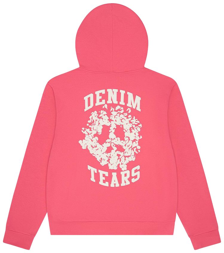 Denim Tears Denim University Zip Hoodie Pink