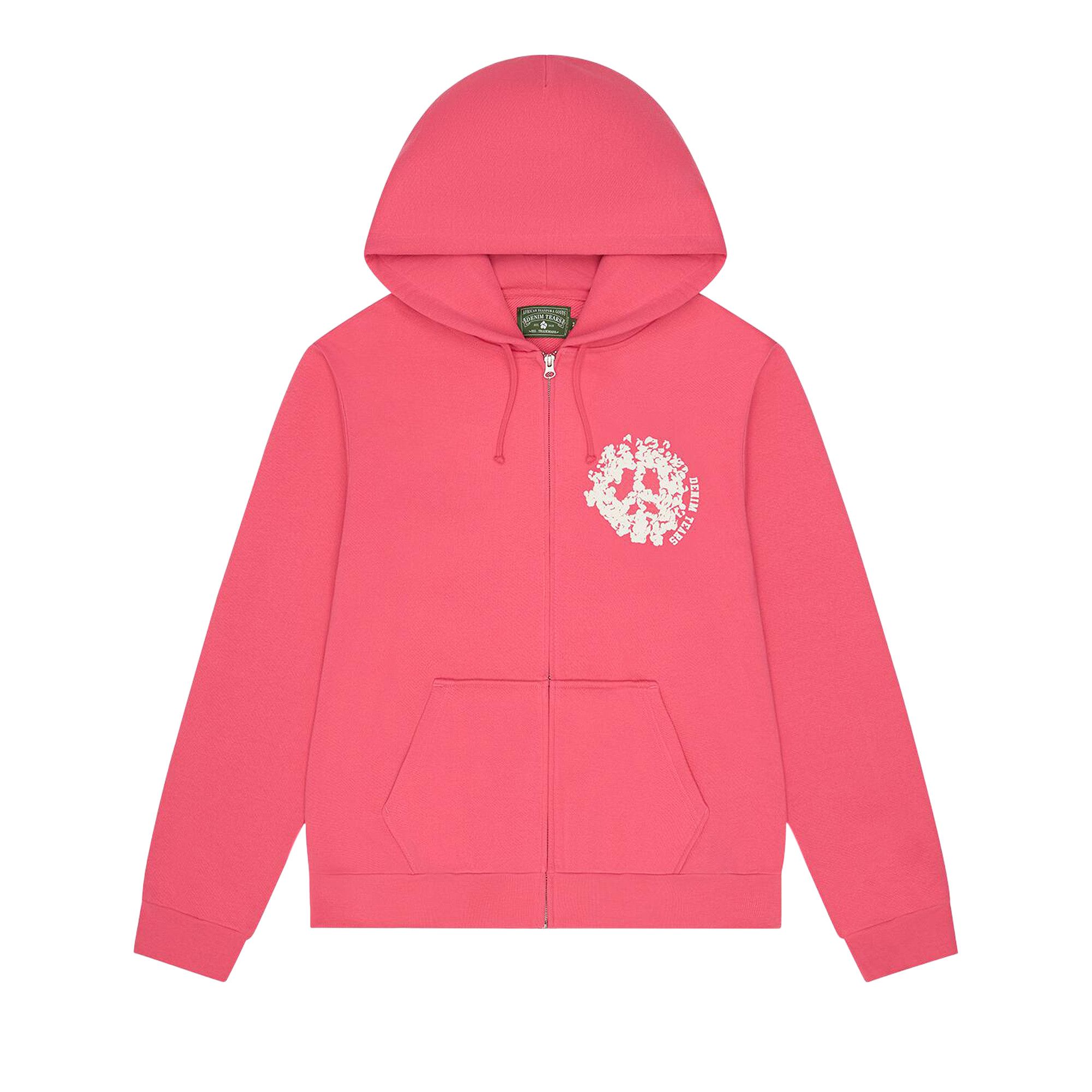 Buy Denim Tears Denim University Zip Hoodie 'Pink