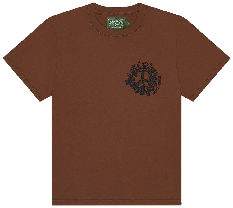 Denim Tears Denim University Tee Brown
