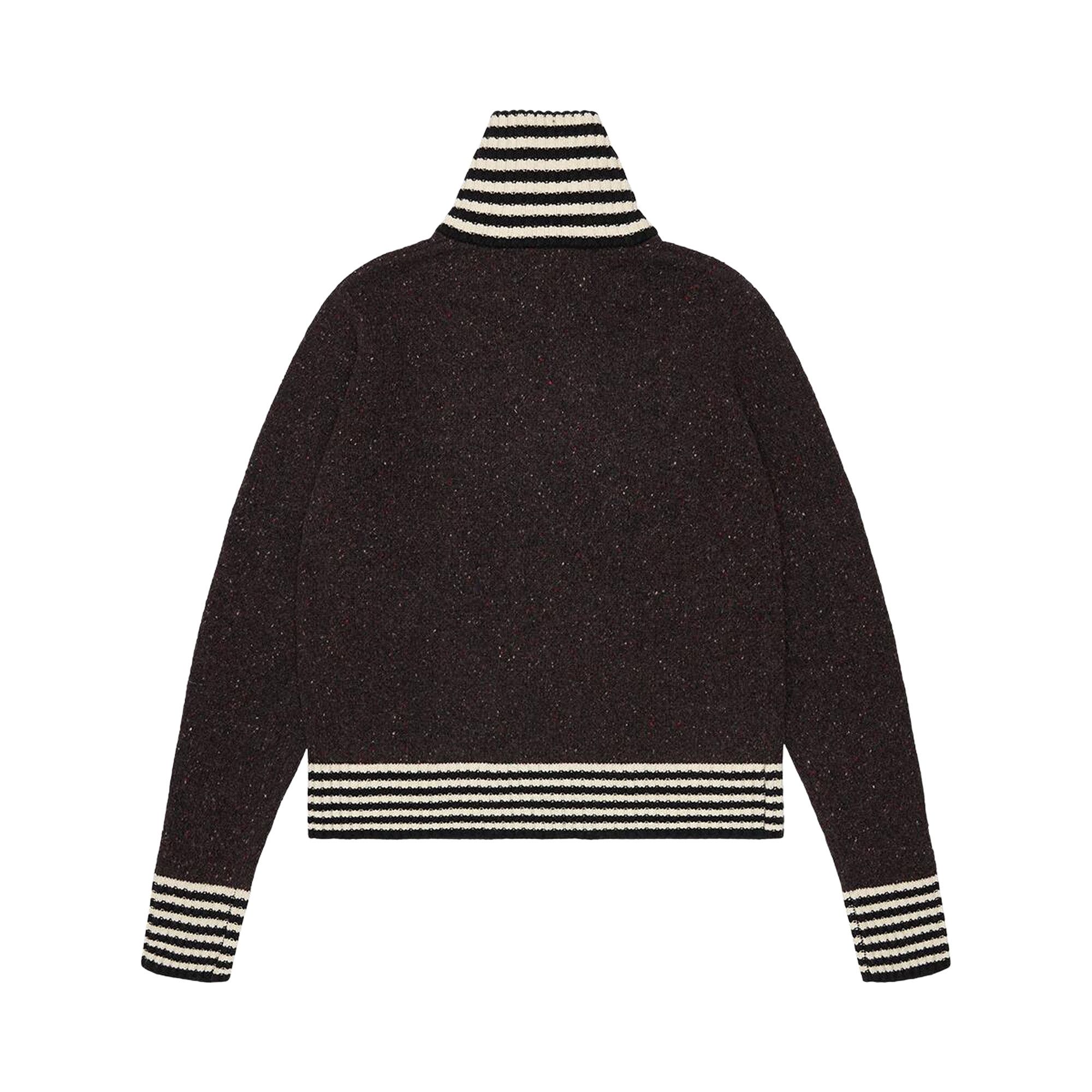 Buy Denim Tears University Zip Up Sweater 'Black