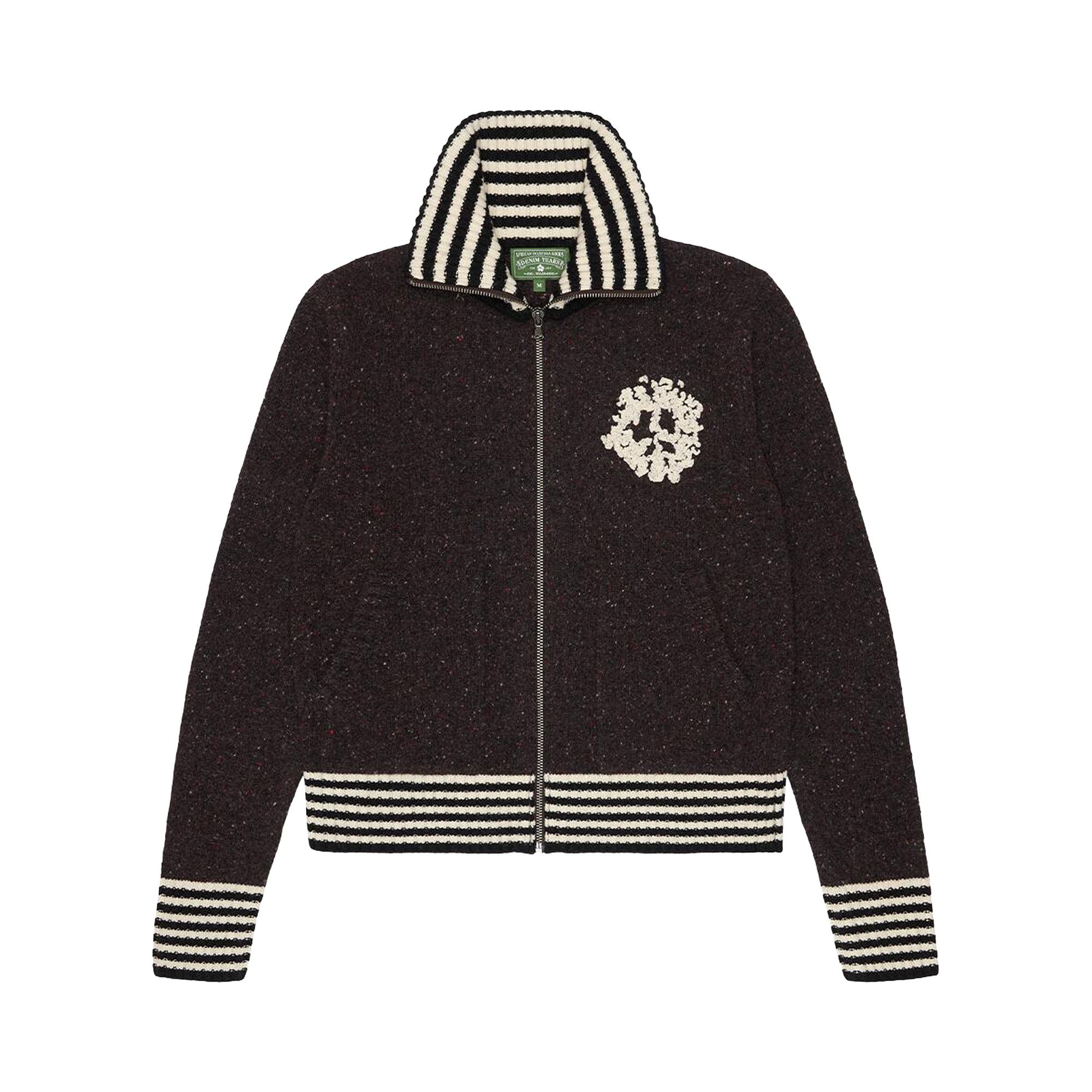 Buy Denim Tears University Zip Up Sweater 'Black