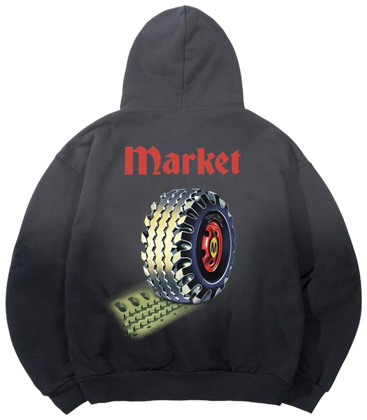 Market True Tread Hoodie Black