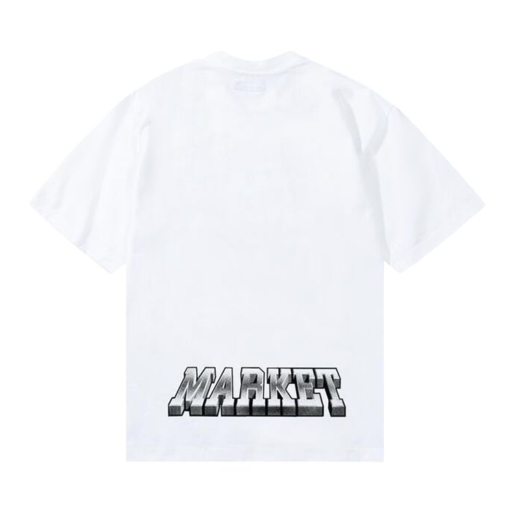 Market Smiley Ko T Shirt White