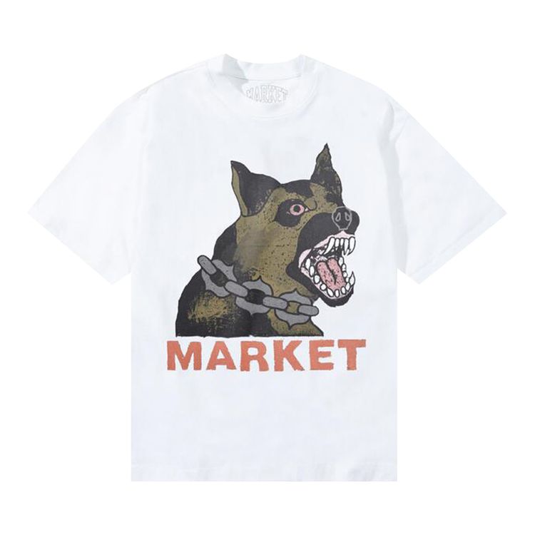 Market Beware Combat T Shirt White