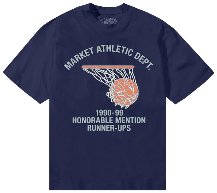 Market Runner Up T Shirt Navy