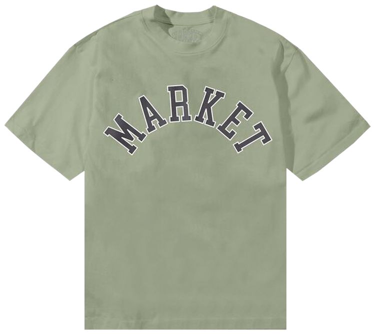 Market Throwback Arc T Shirt Desert Green