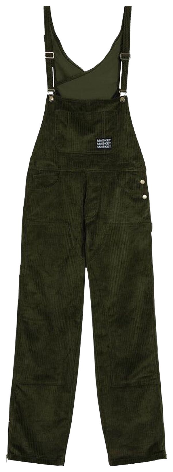 Market Velvet Overalls Kelp