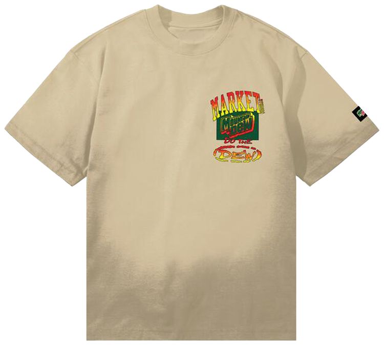 Market x Mountain Dew Do The Dew T Shirt Pebble
