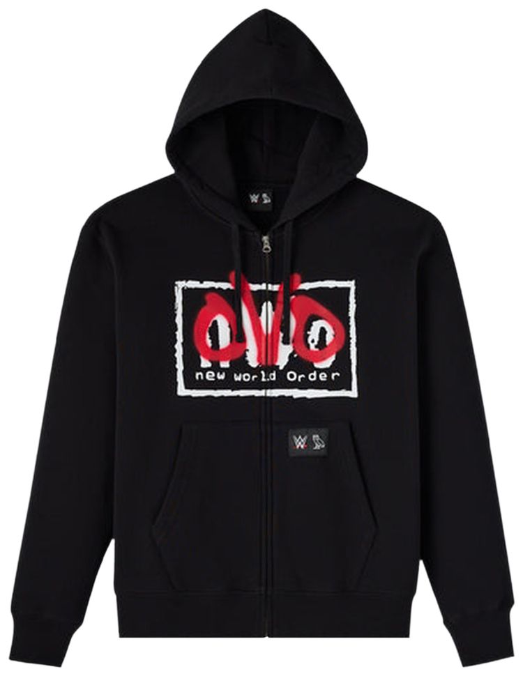 OVO x WWE New World Order Full Zip Hoodie Black