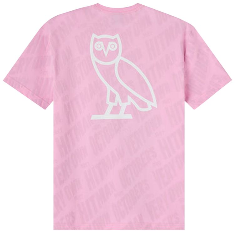 OVO x WWE Bret The Hitman Hart Tee Pink