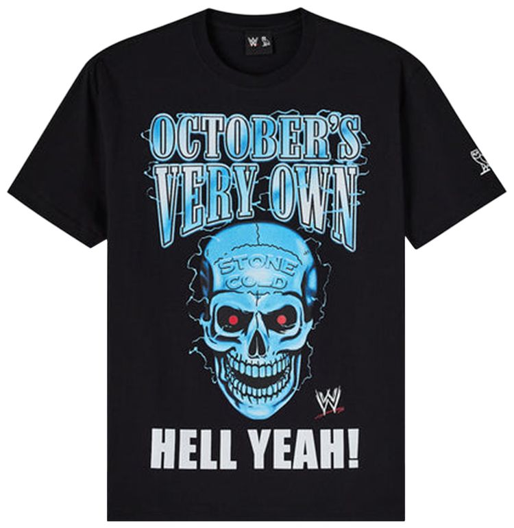 OVO x WWE Stone Cold Steve Austin Tee Black