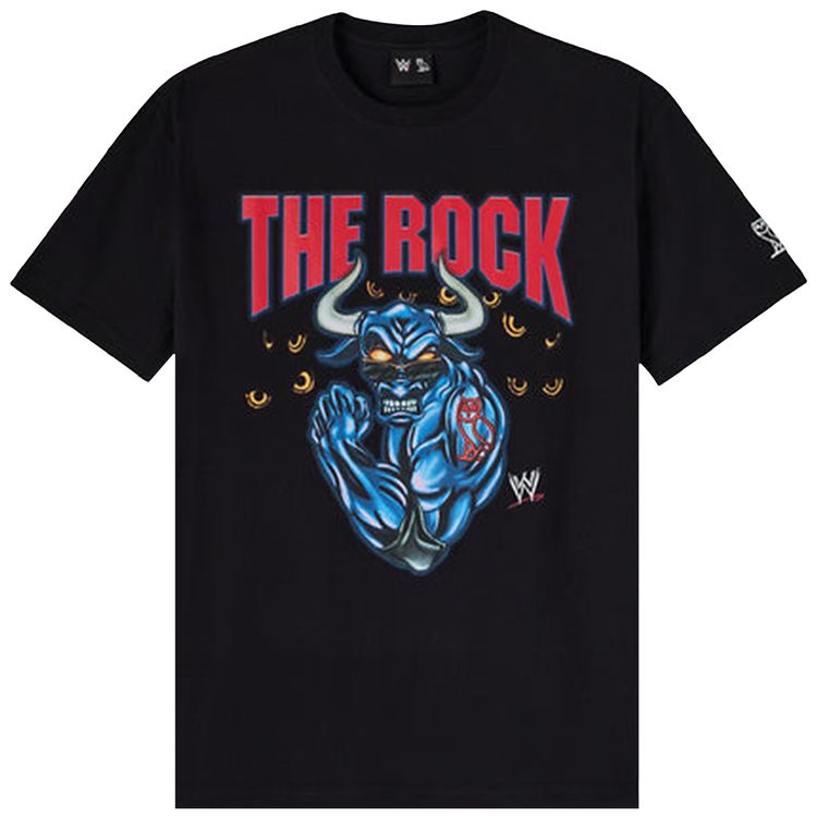 OVO x WWE The Rock Tee Black