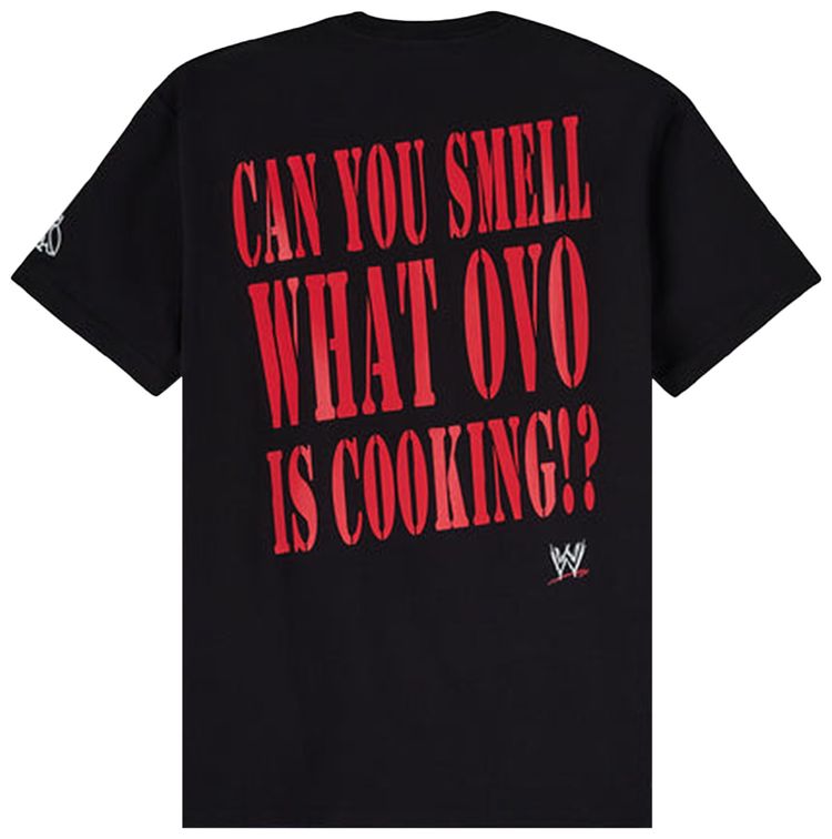 OVO x WWE The Rock Tee Black