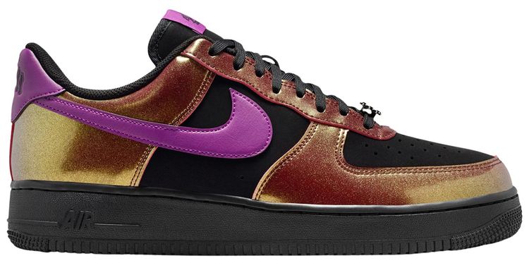 Nike Air Force 1 07 LV8 Gold Black Bold Berry