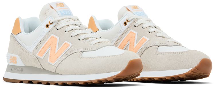 New Balance Wmns 574 Timberwolf Alpha Orange
