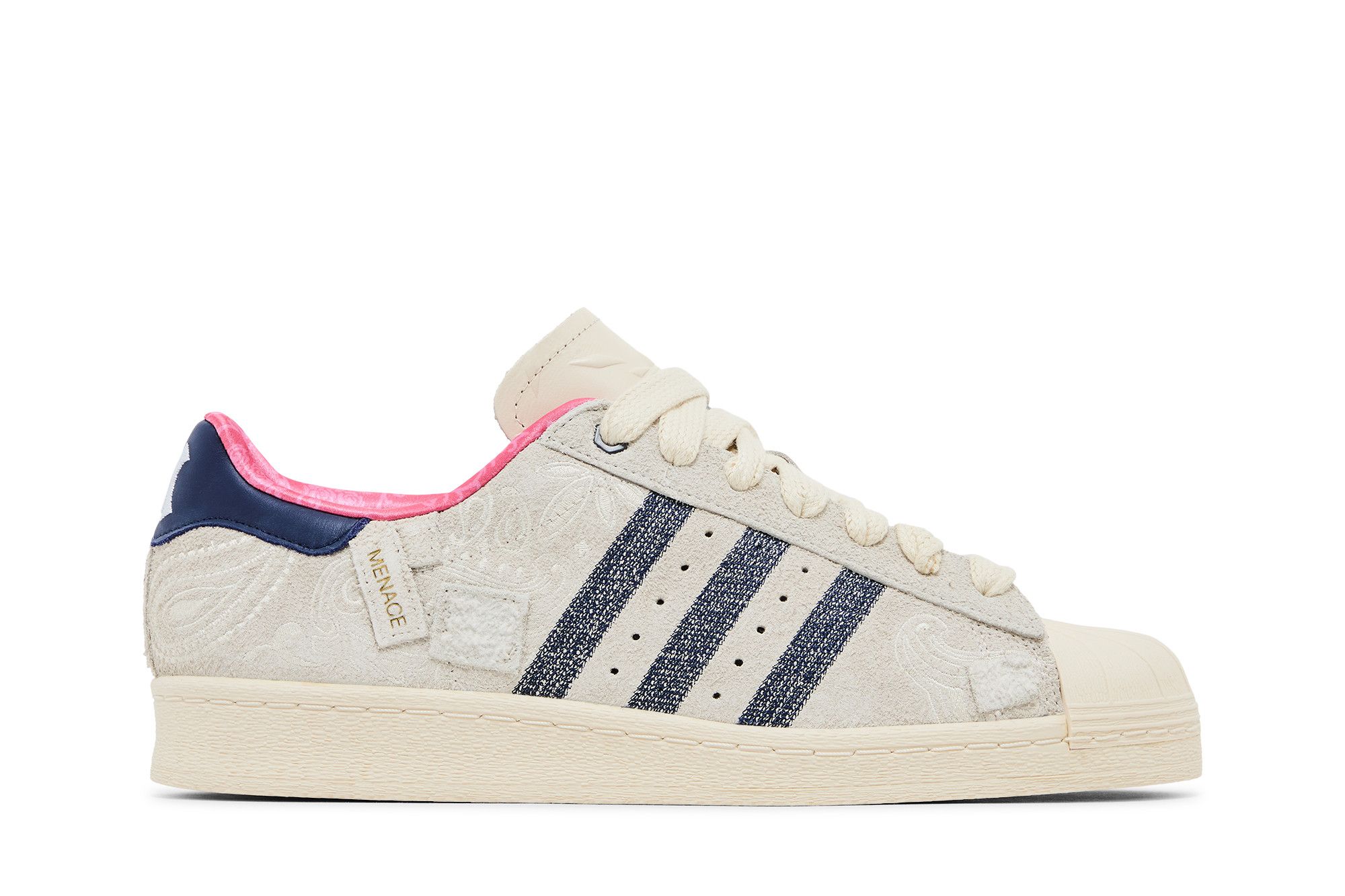 Buy MENACE x adidas Superstar 82 'Wonder White Dark Blue' - KK5010